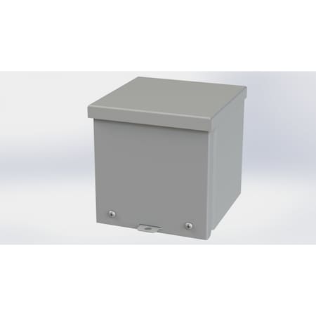 Saginaw Control & Engineering Screws Electrical Enclosures, 6 in H, 6 in D, 6 in W, NEMA 3R, Galvanized Steel SCE-6R66
